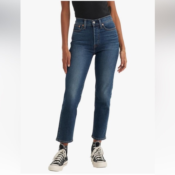 Levi's Denim - Levi's WEDGIE STRAIGHT Blue Jeans 25